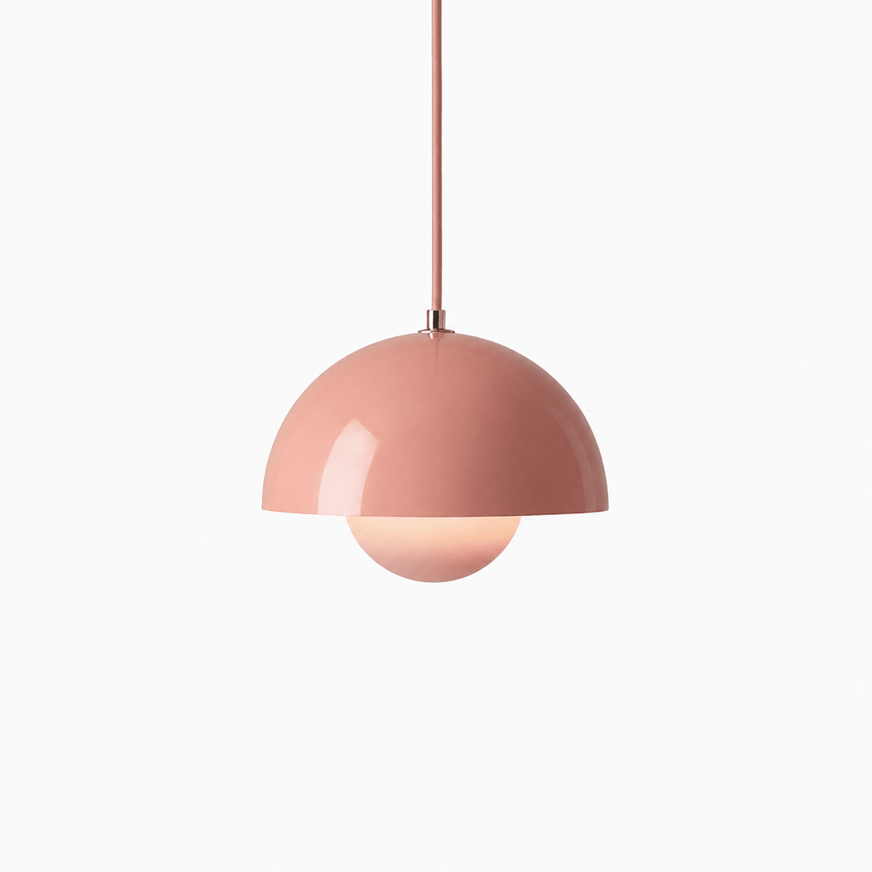 Lampada a sospensione minimalista a forma di mezzaluna