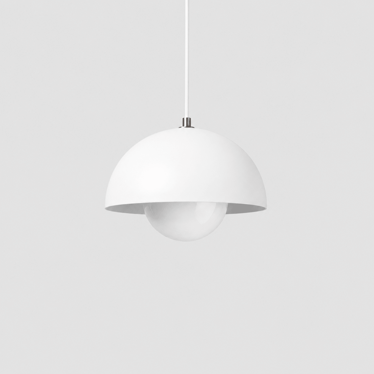 Lampada a sospensione minimalista a forma di mezzaluna