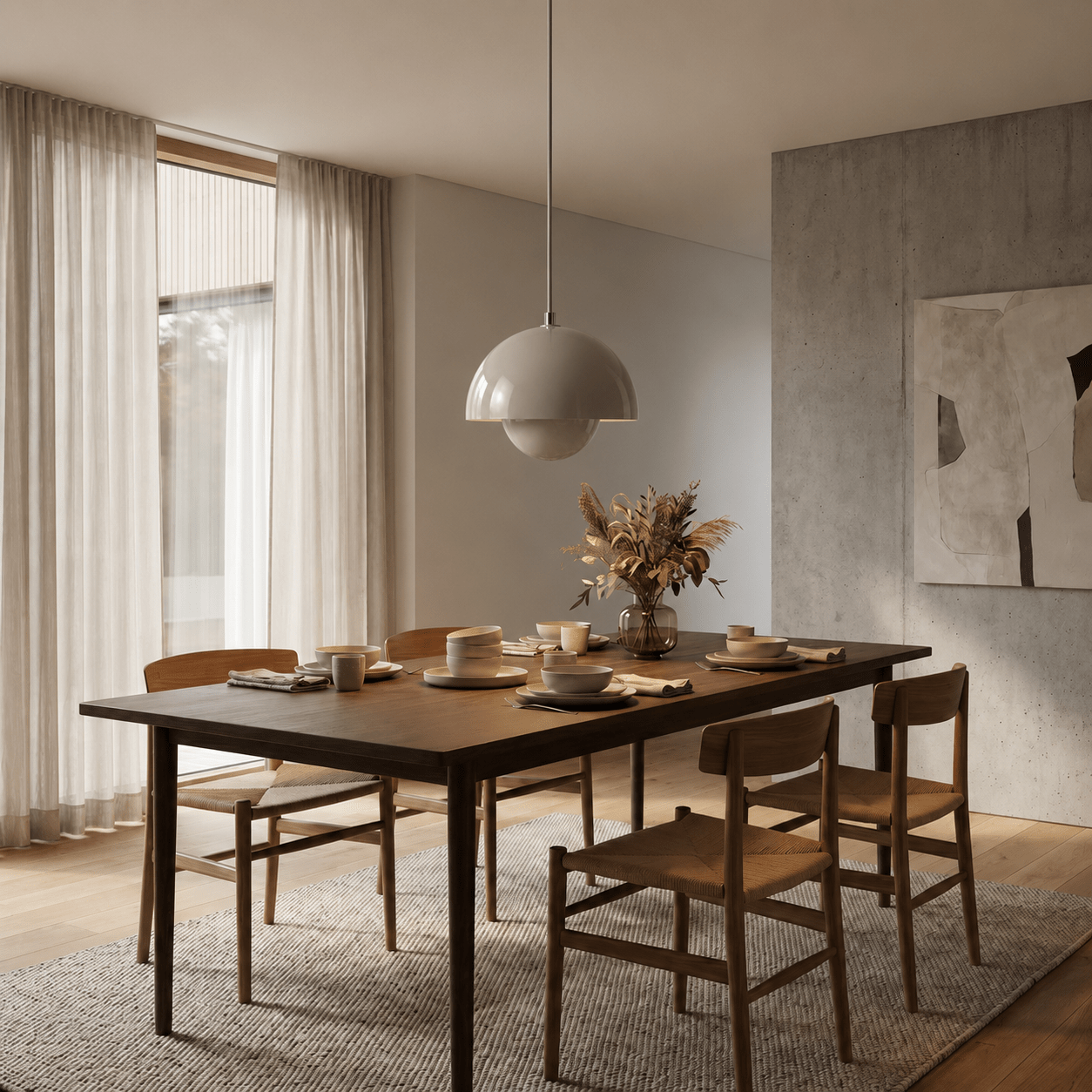 Lampada a sospensione minimalista a forma di mezzaluna