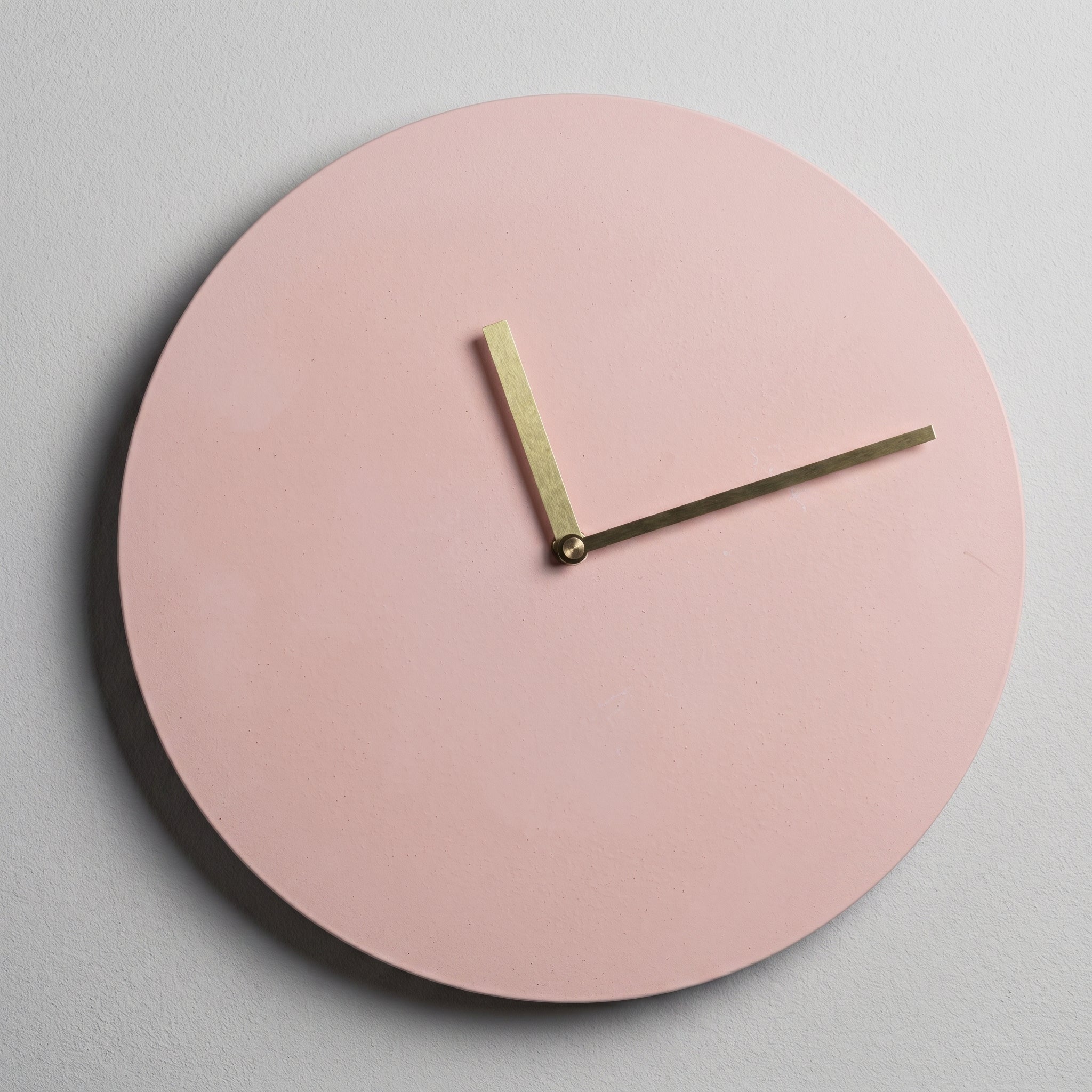 Orologio da parete rotondo minimalista senza numeri