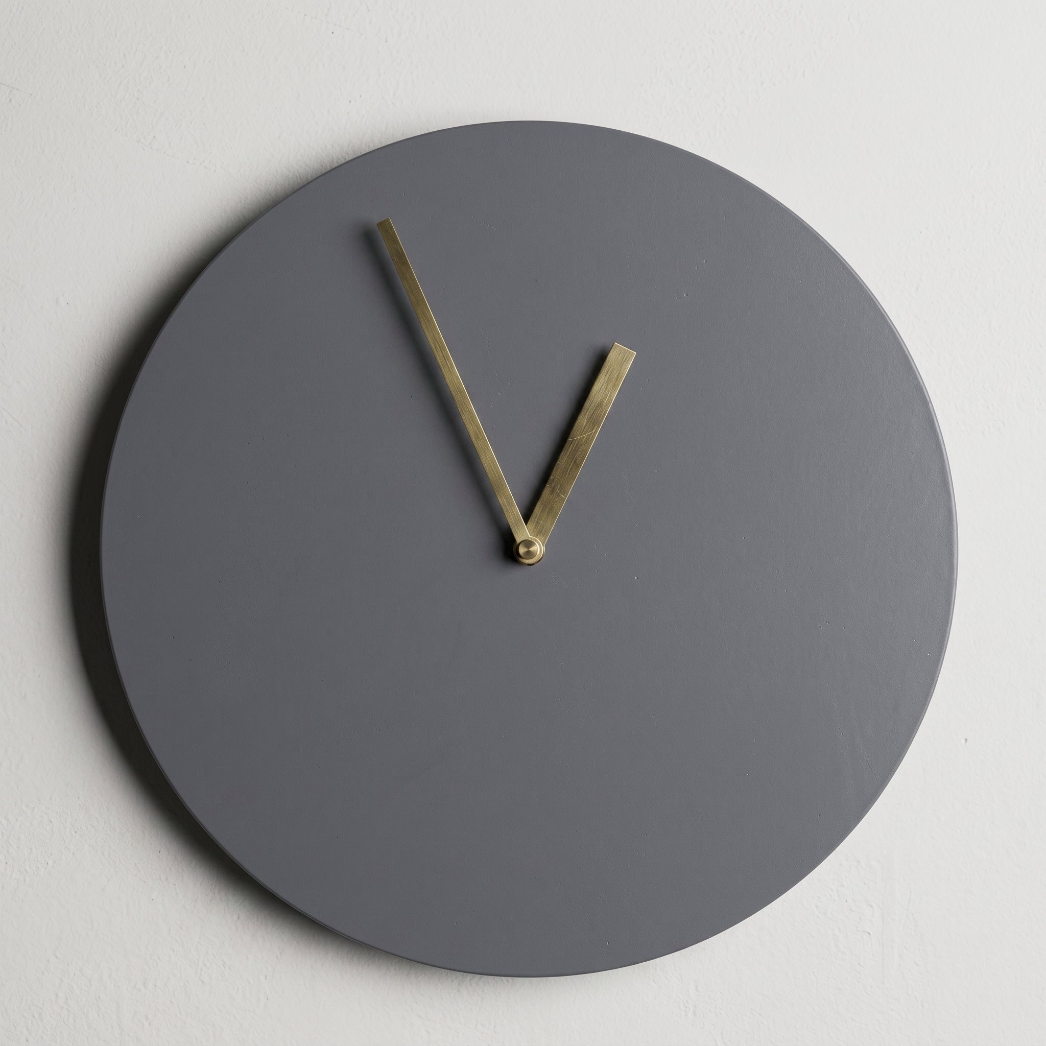 Orologio da parete rotondo minimalista senza numeri