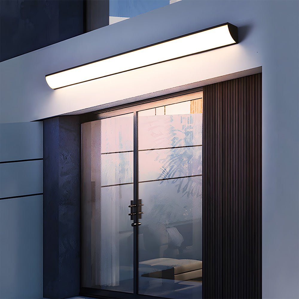 Lampada da parete LED a linea minimalista e impermeabile per esterni