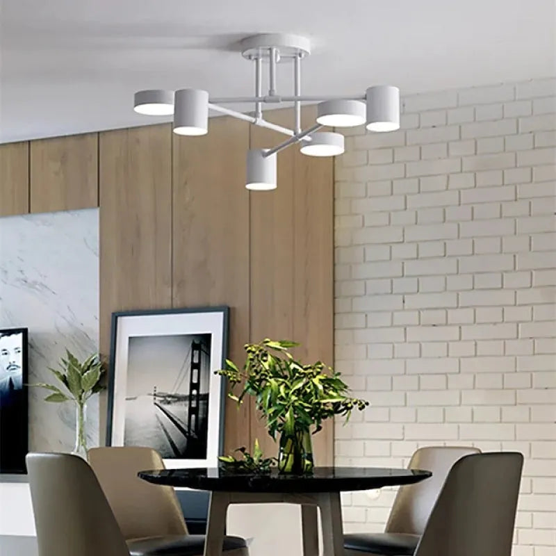 Lampada da soffitto moderna a 6 luci con modalità di illuminazione regolabili