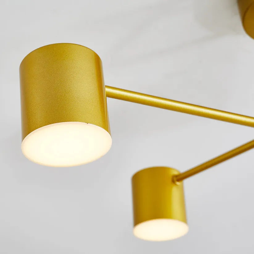 Lampada da soffitto moderna a 6 luci con modalità di illuminazione regolabili