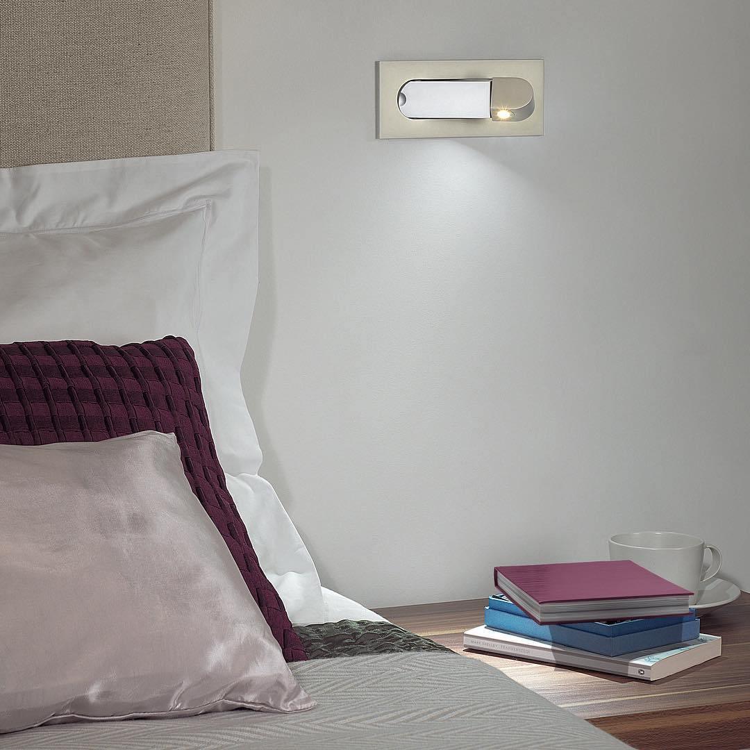 Modern Adjustable LED Bedside Reading Lamp - Varied Finishes