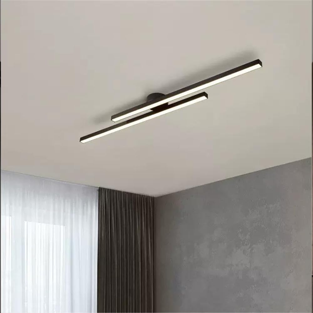 Moderna Lampada da Soffitto LED in Alluminio Semi Incassata