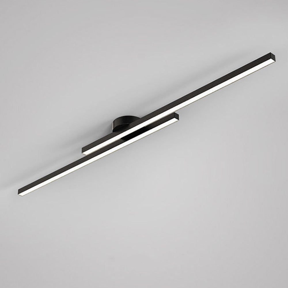 Moderna Lampada da Soffitto LED in Alluminio Semi Incassata