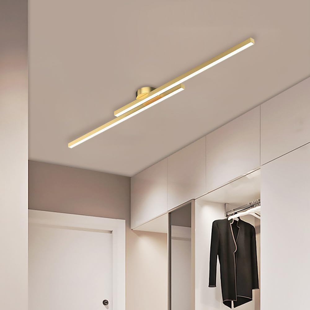 Moderna Lampada da Soffitto LED in Alluminio Semi Flush Mount
