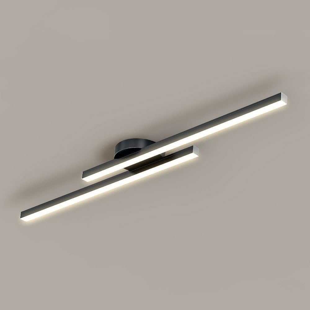 Modern Aluminium Semi Flush Mount LED Ceiling Light