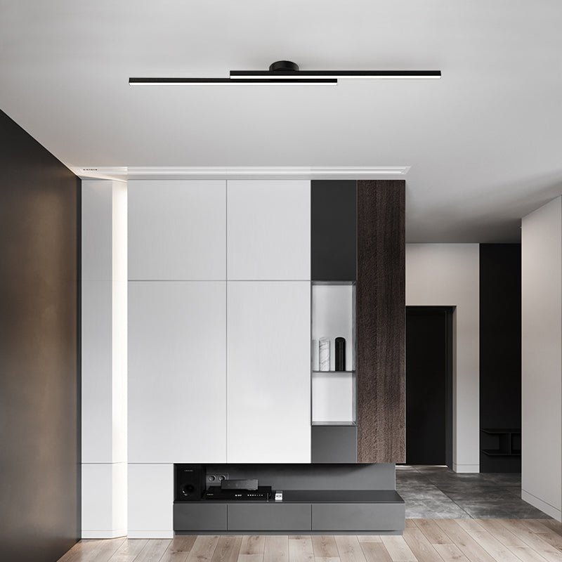 Moderna Lampada da Soffitto LED in Alluminio Semi Incassata