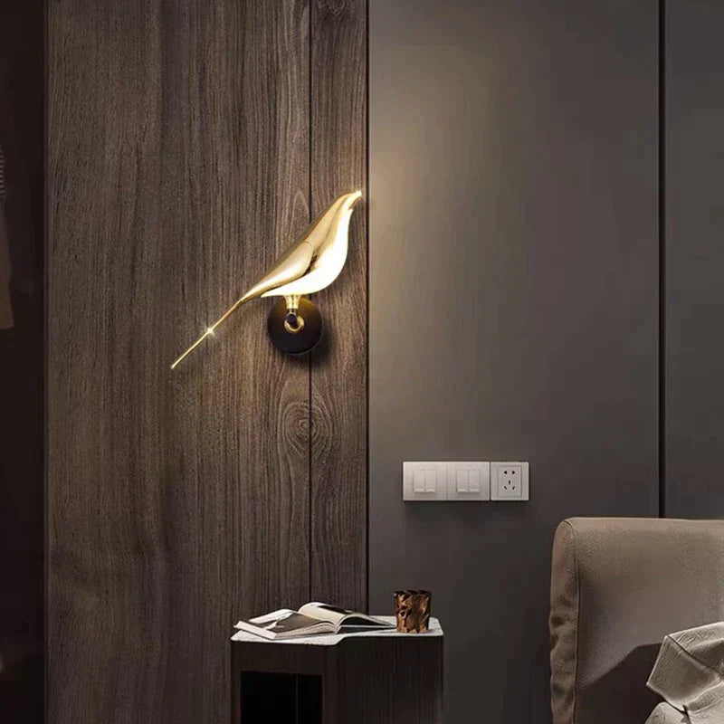 Lampada da parete moderna con uccelli - AviaryGlow
