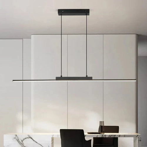 Modern Black Pendant Light – Minimalist Aluminium Fixture