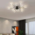 Modern Firework-Inspired Flush Mount Ceiling Light for Indoors