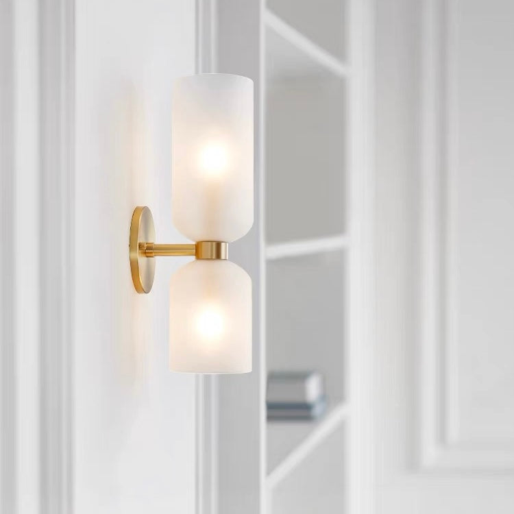 Contemporary Glass Twin Wall Light for Stylish Interiors