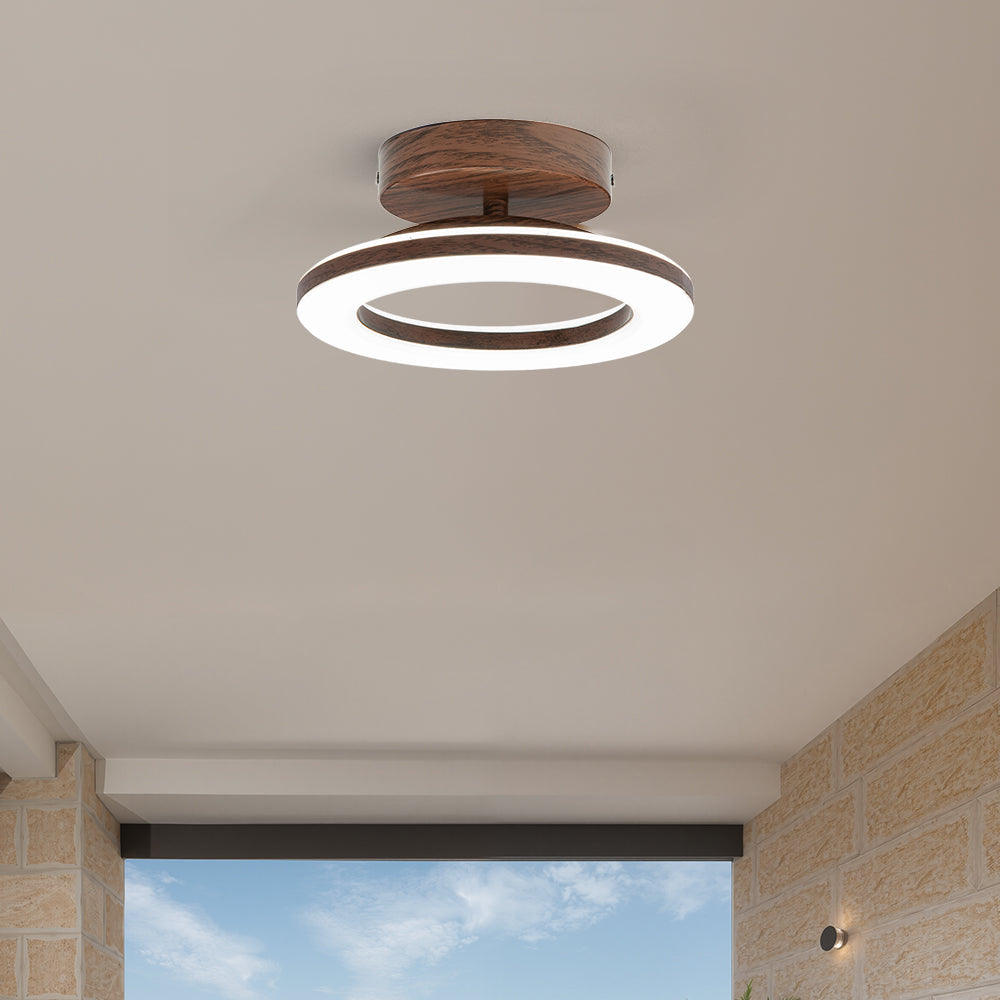 Modern Glow Disc Ceiling Light - Neutral Glow Design