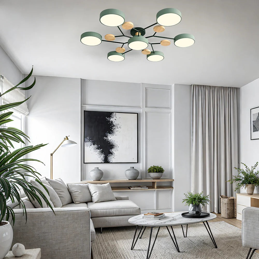 Lampadario Moderno a LED per Soffitto per Soggiorno