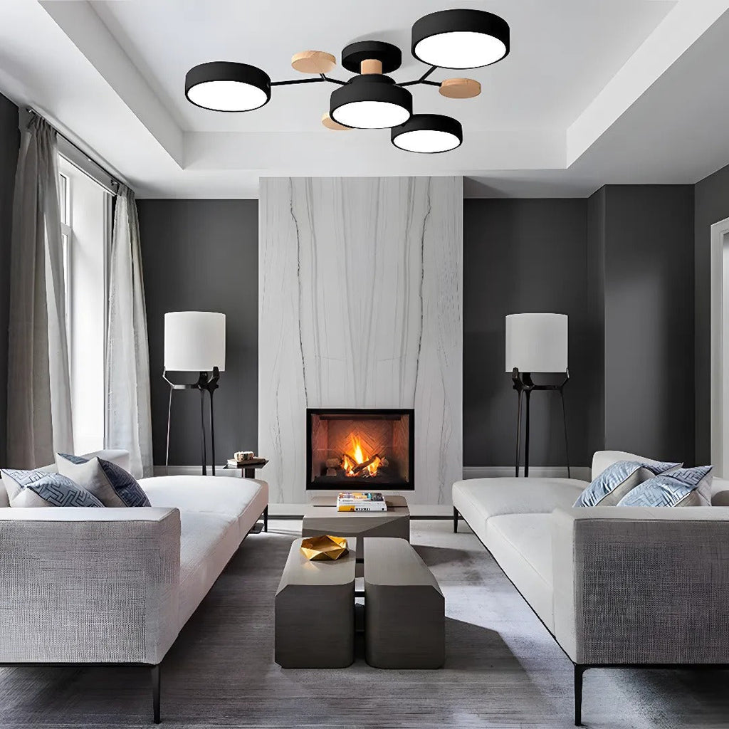 Lampadario Moderno a LED per Soffitto per Soggiorno