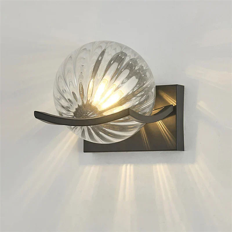 Modern LED Glass Wall Lamp for Home Decor