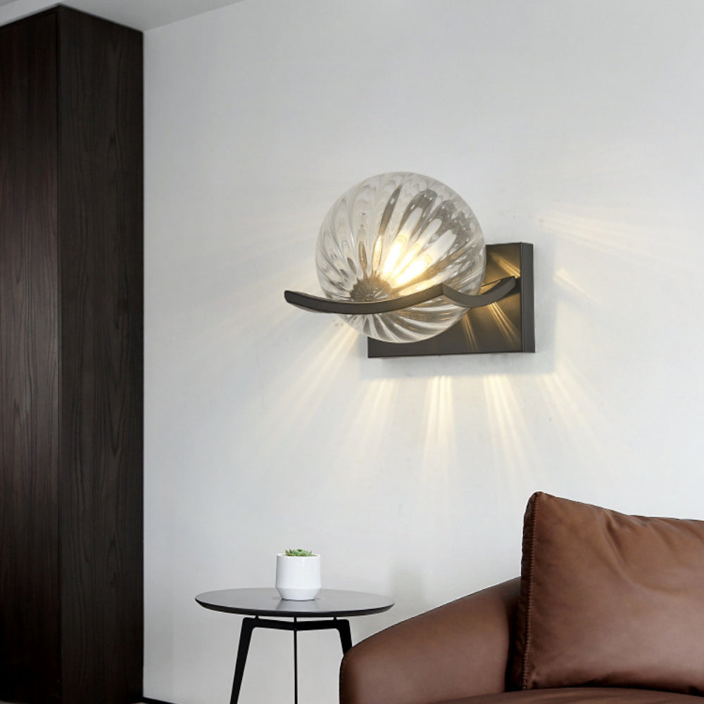 Modern LED Glass Wall Lamp for Home Decor