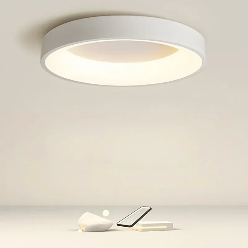 Modern Nordic LED Ceiling Light - Sleek Round Minimalist Design