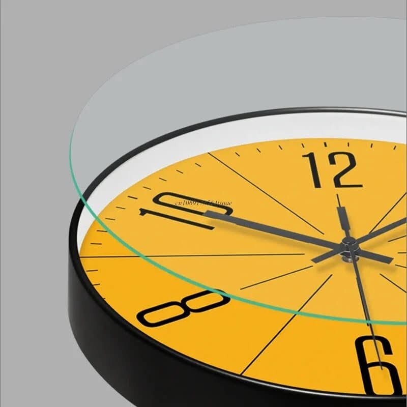 SCANDICLOCK – Orologio da parete nero in stile nordico – Preciso e stiloso per ogni casa