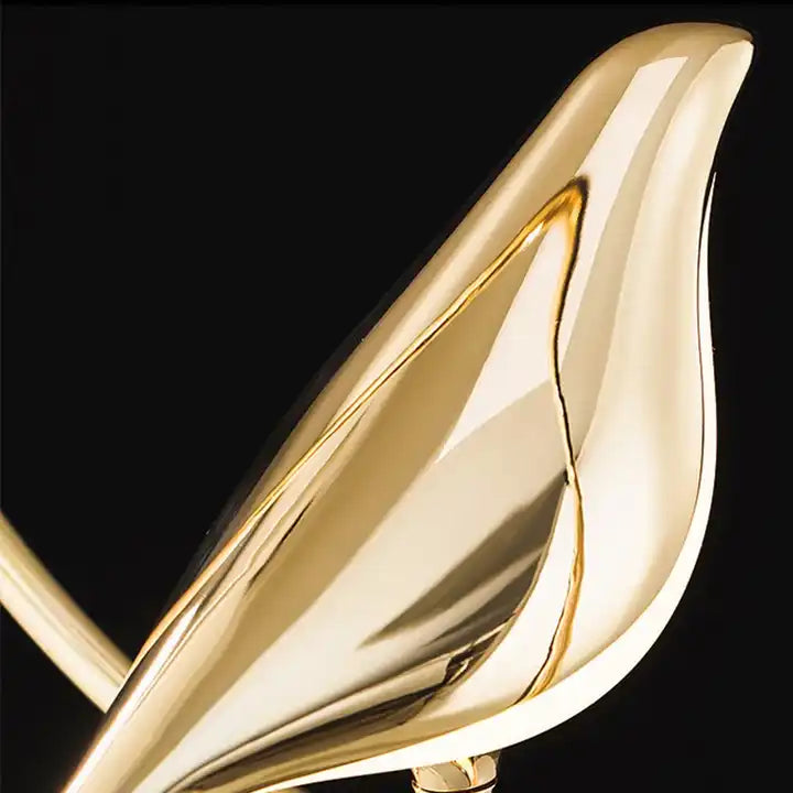 Modern Pendant Light with Golden Bird Design
