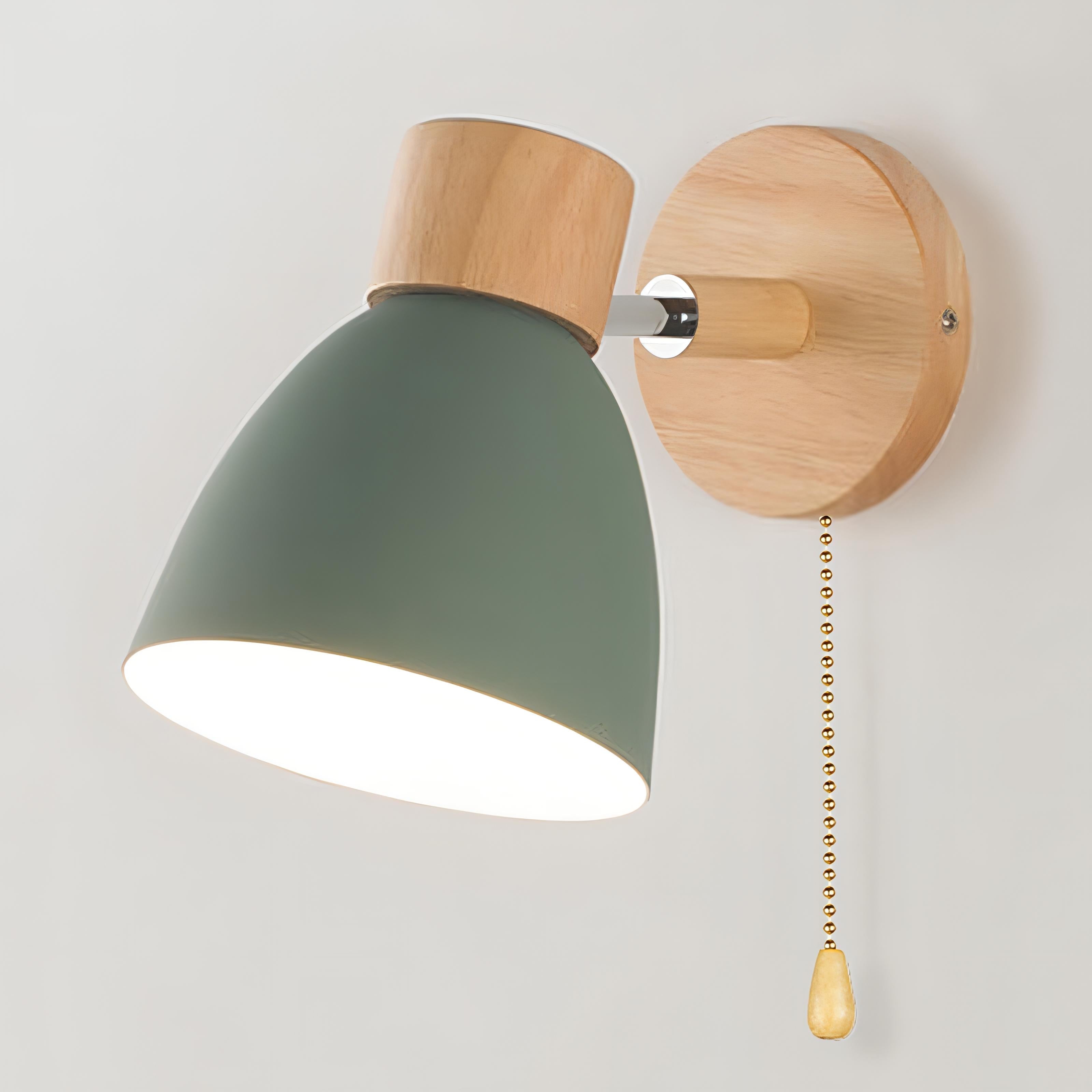 Luci da Parete Scandinave Moderne con Interruttore a Catena