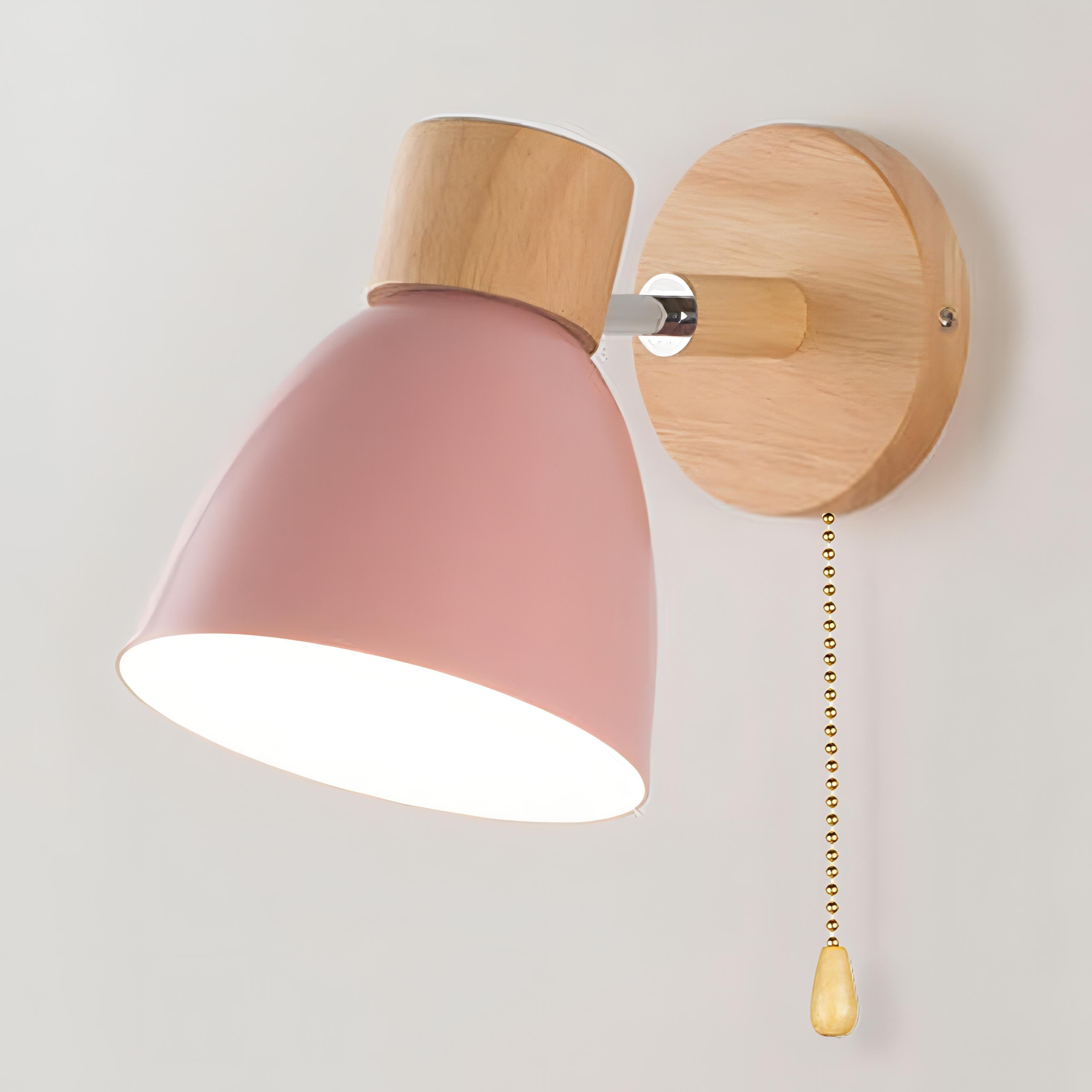 Luci da Parete Scandinave Moderne con Interruttore a Catena