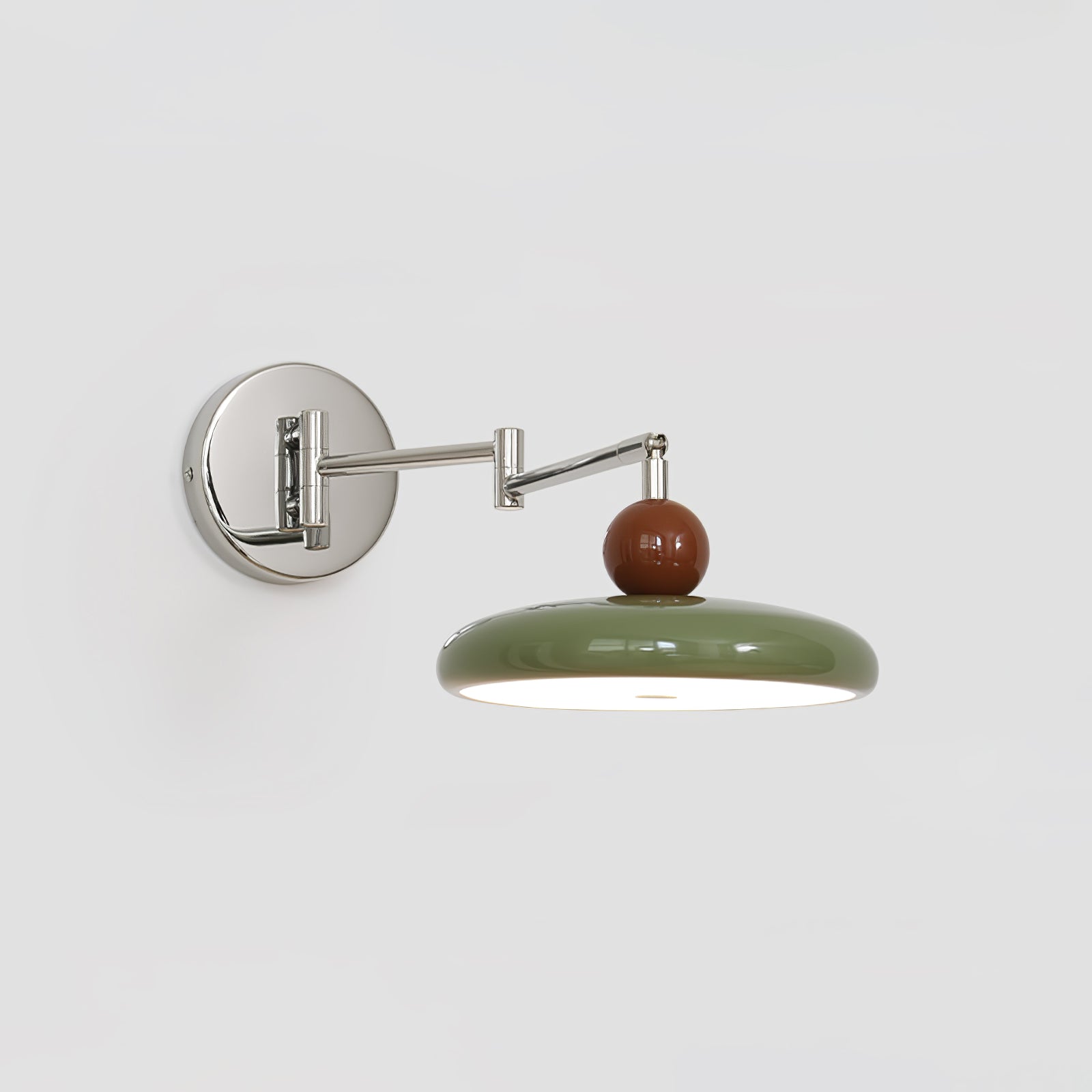 Modern Swing Arm Wall Lamp with Adjustable Design
