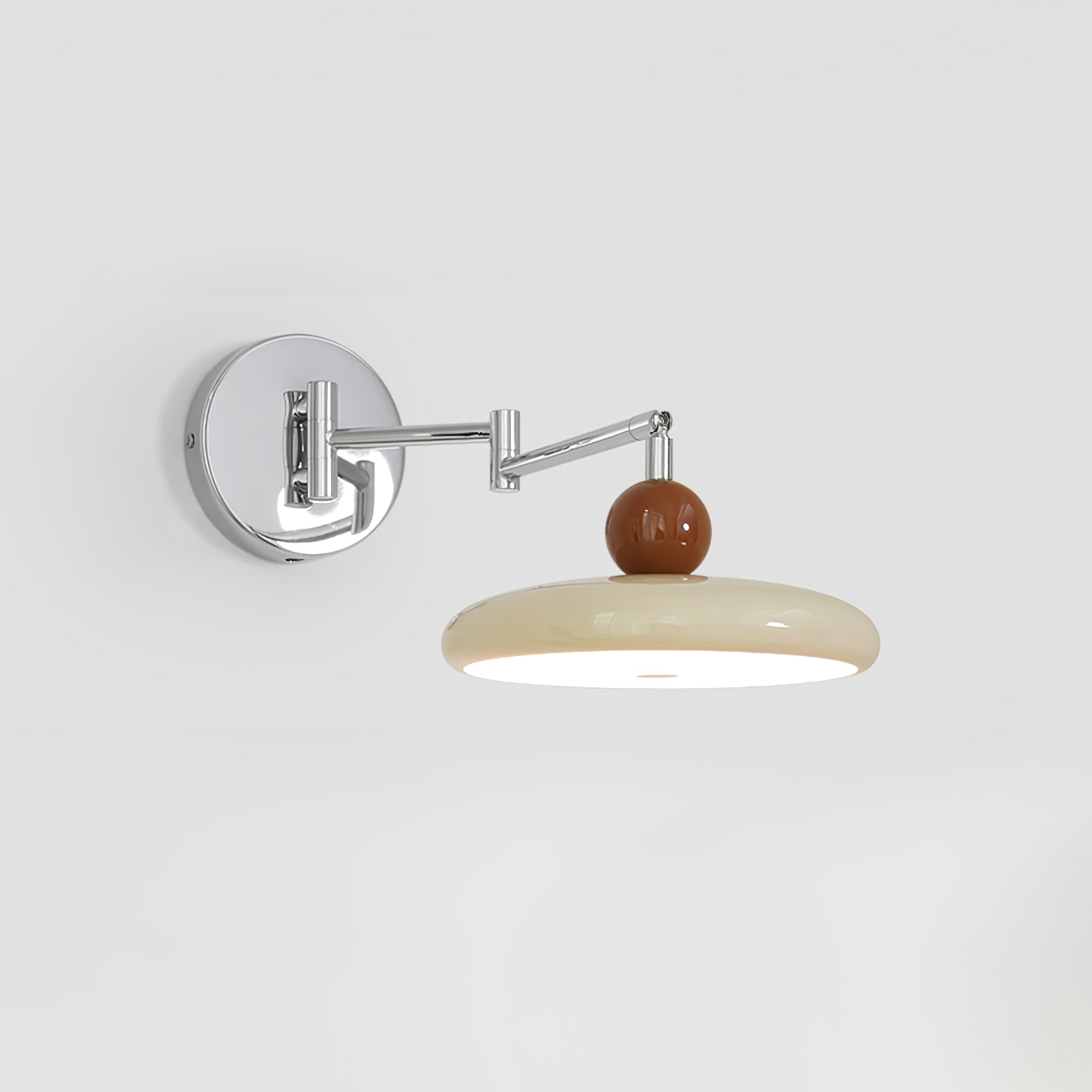 Modern Swing Arm Wall Lamp with Adjustable Design