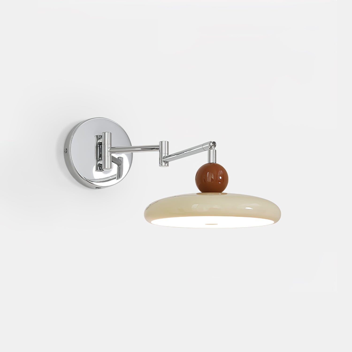 Modern Swing Arm Wall Lamp with Adjustable Design