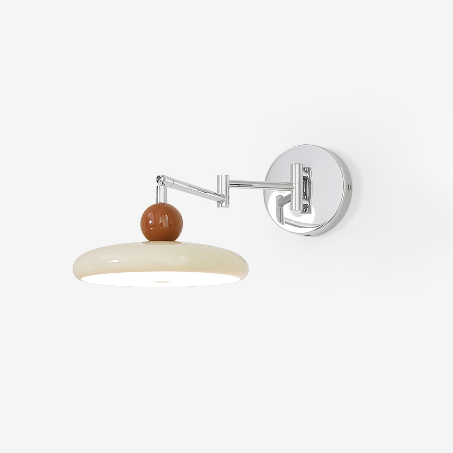 Modern Swing Arm Wall Lamp with Adjustable Design