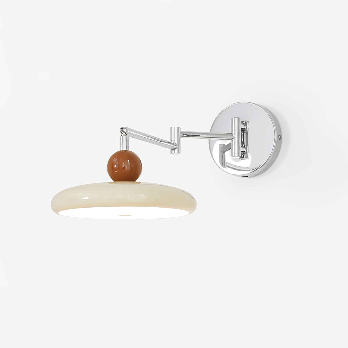 Modern Swing Arm Wall Lamp with Adjustable Design