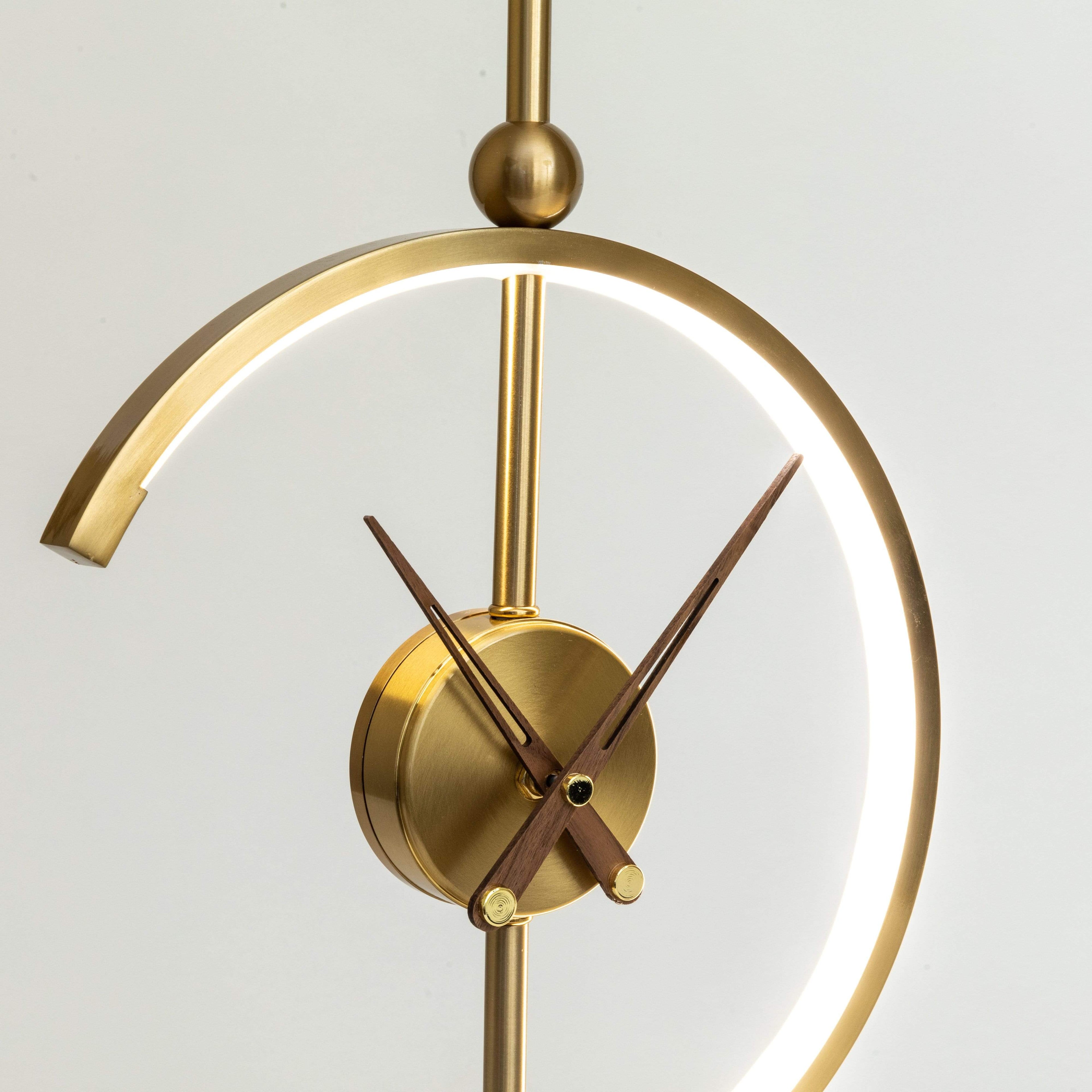 Modern Wireless Lamp with LED and Clock for Home/Office
