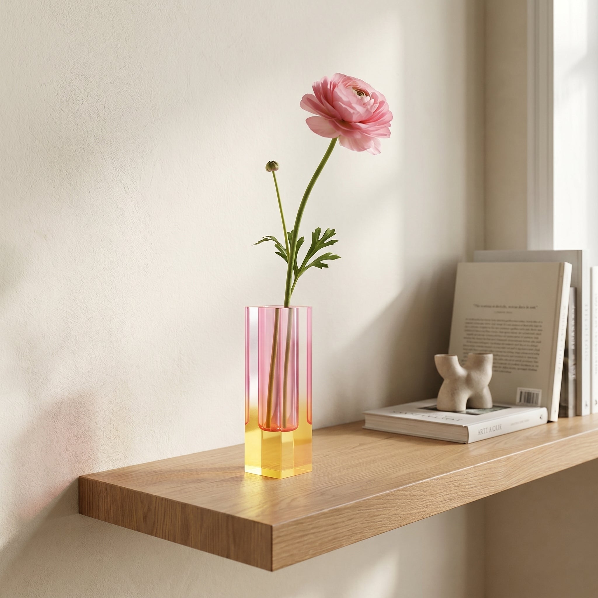 Vaso Prisma Moderno con Sfumature