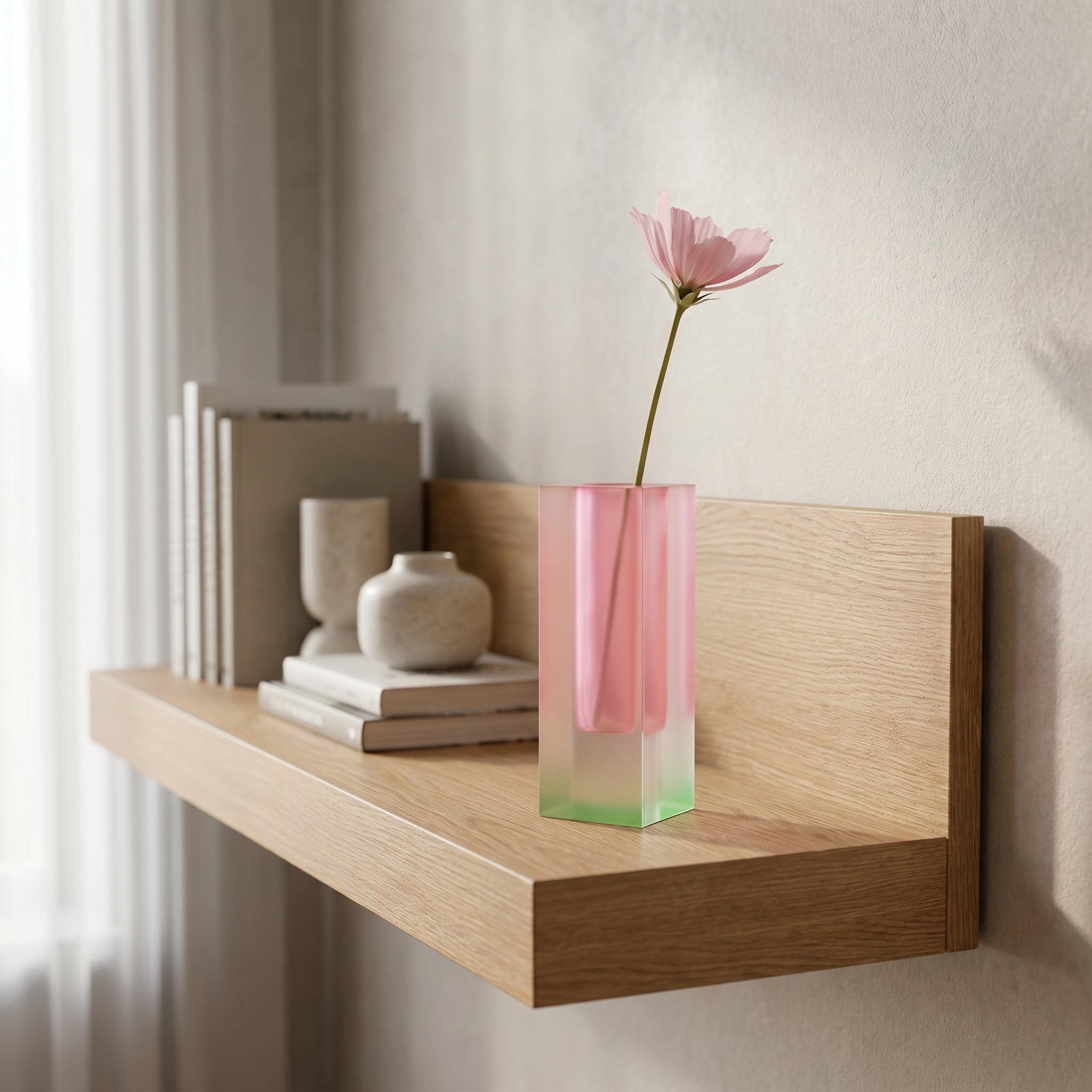 Vaso Prisma Moderno con Sfumature
