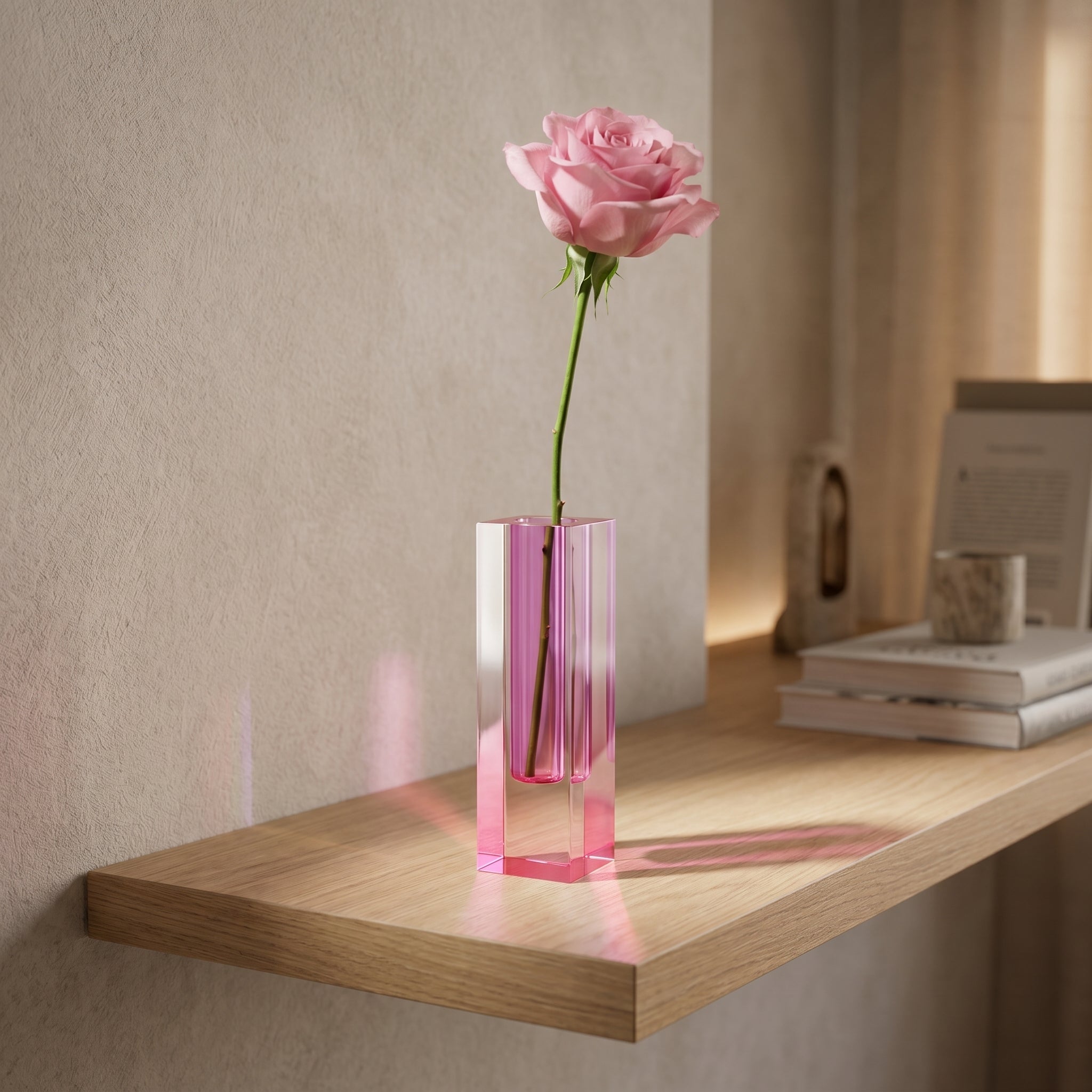 Vaso Prisma Moderno con Sfumature