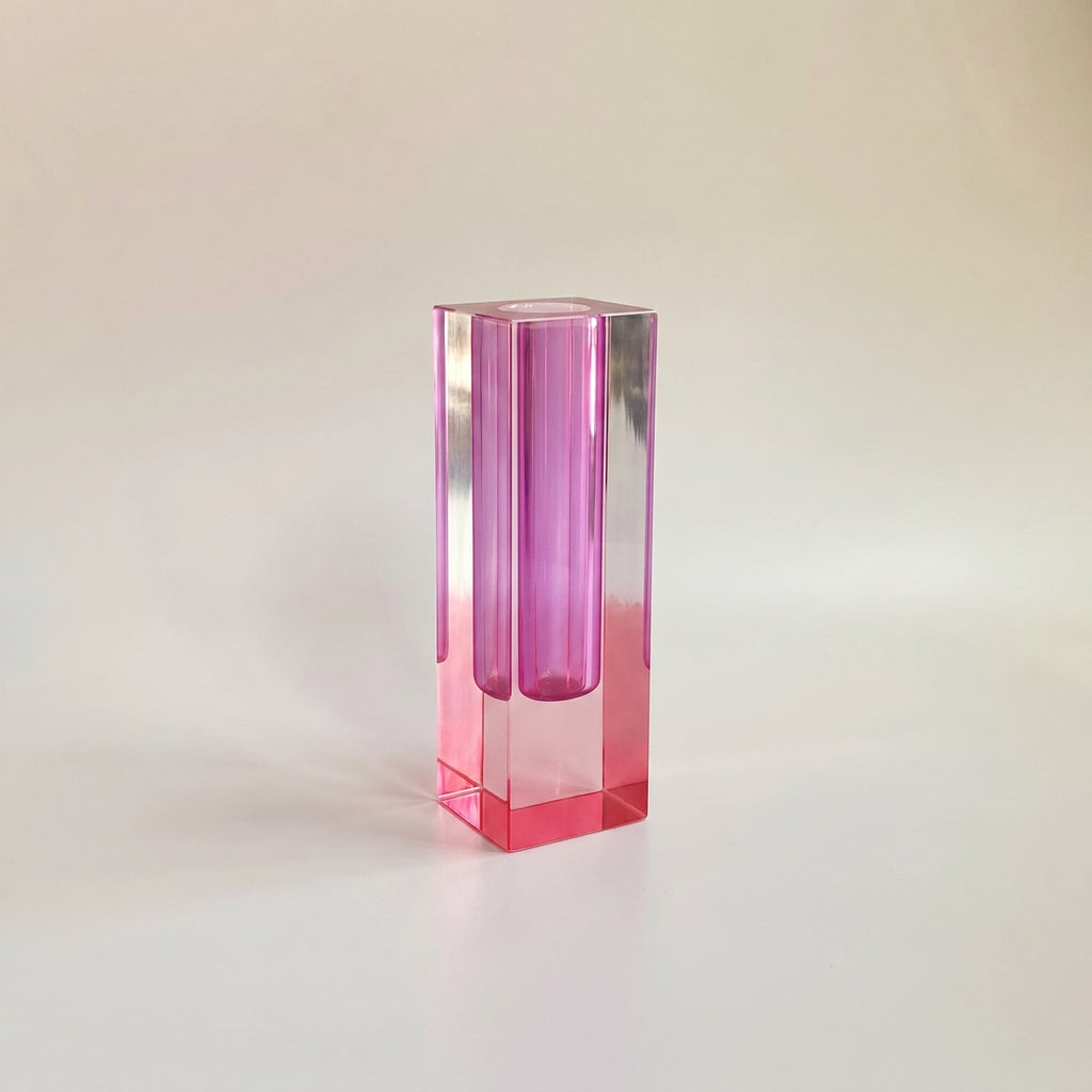 Vaso Prisma Moderno con Sfumature