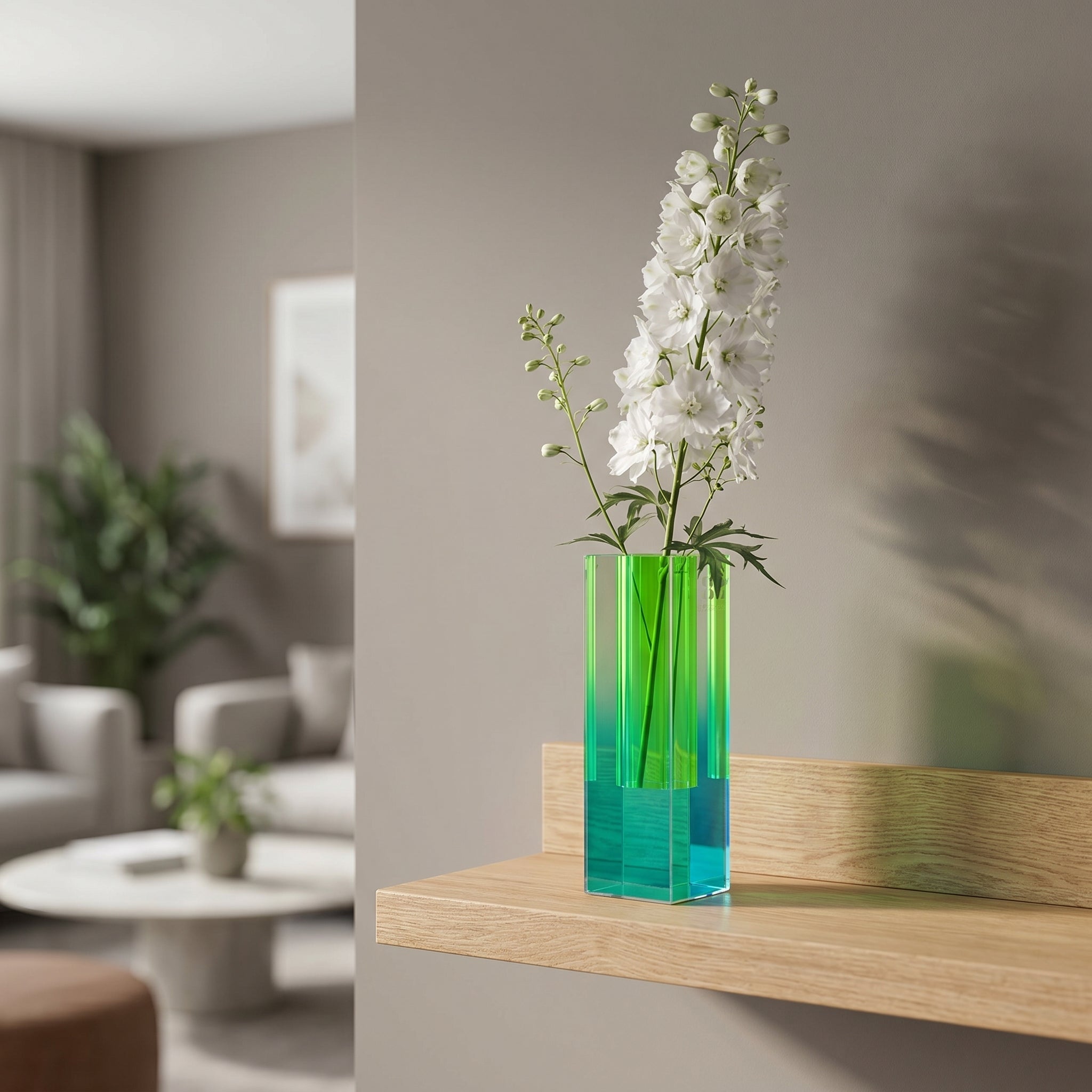 Vaso Prisma Moderno con Sfumature