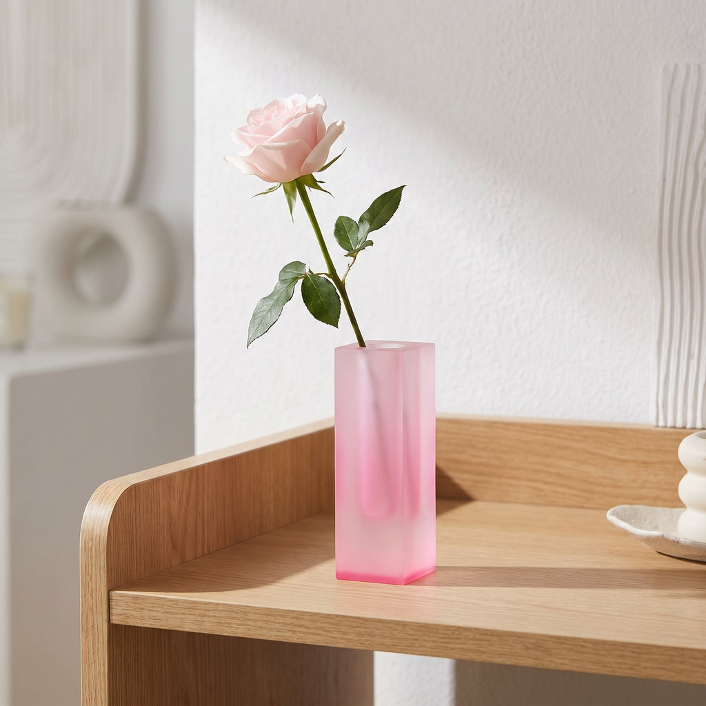 Vaso Prisma Moderno con Sfumature