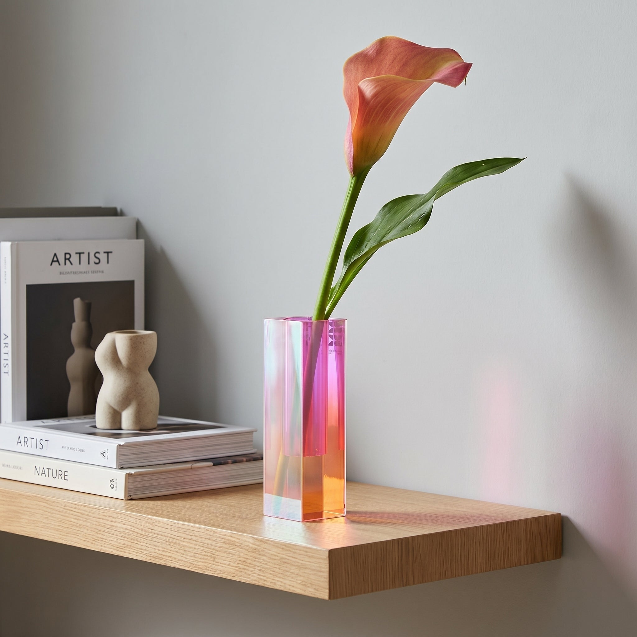 Vaso Prisma Moderno con Sfumature