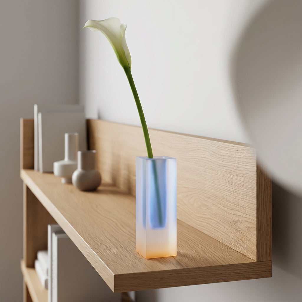 Vaso Prisma Moderno con Sfumature