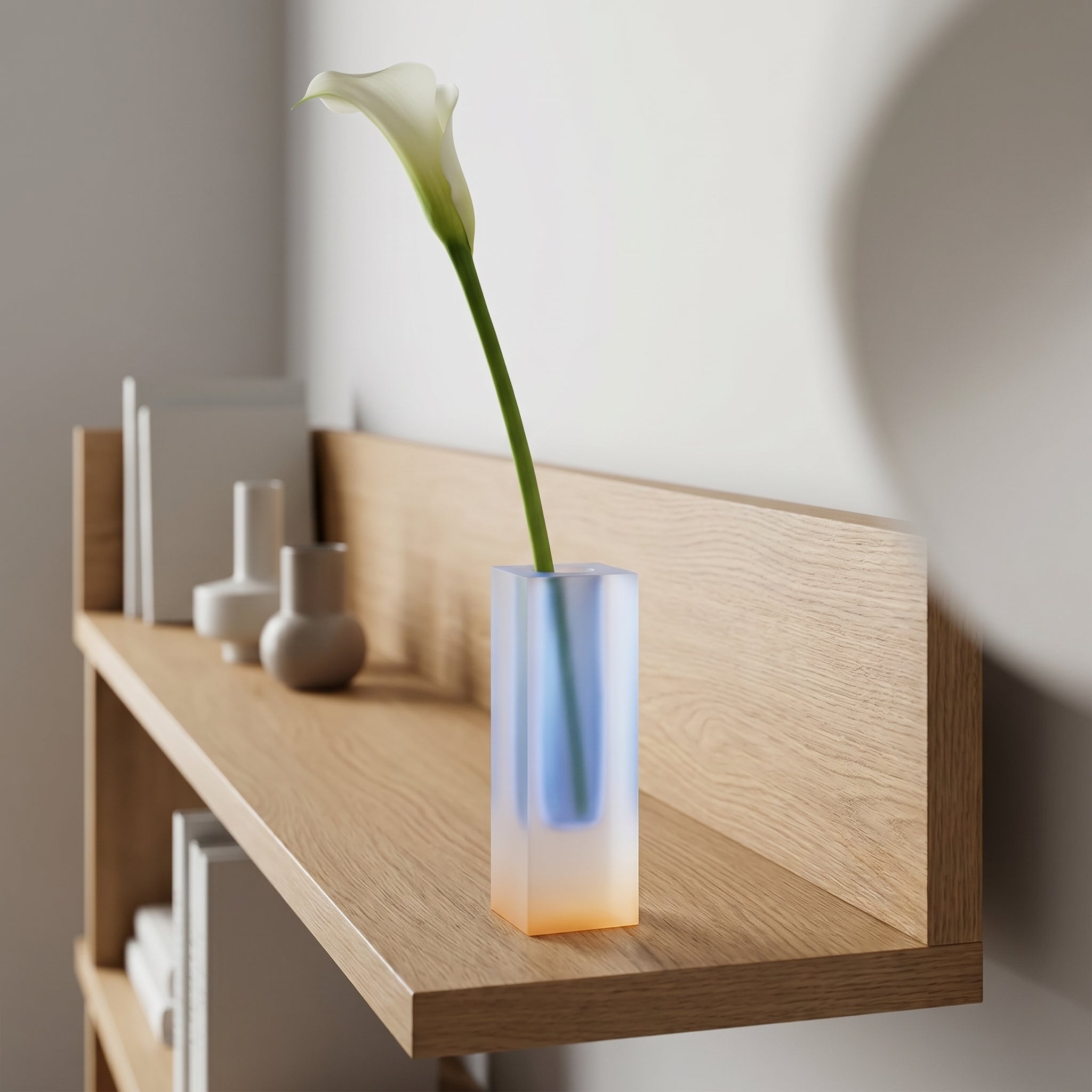Vaso Prisma Moderno con Sfumature