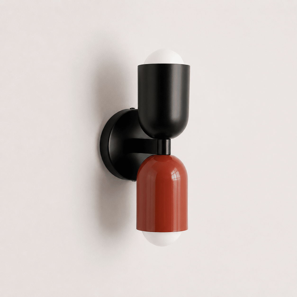 Lampada da parete moderna in design capsule