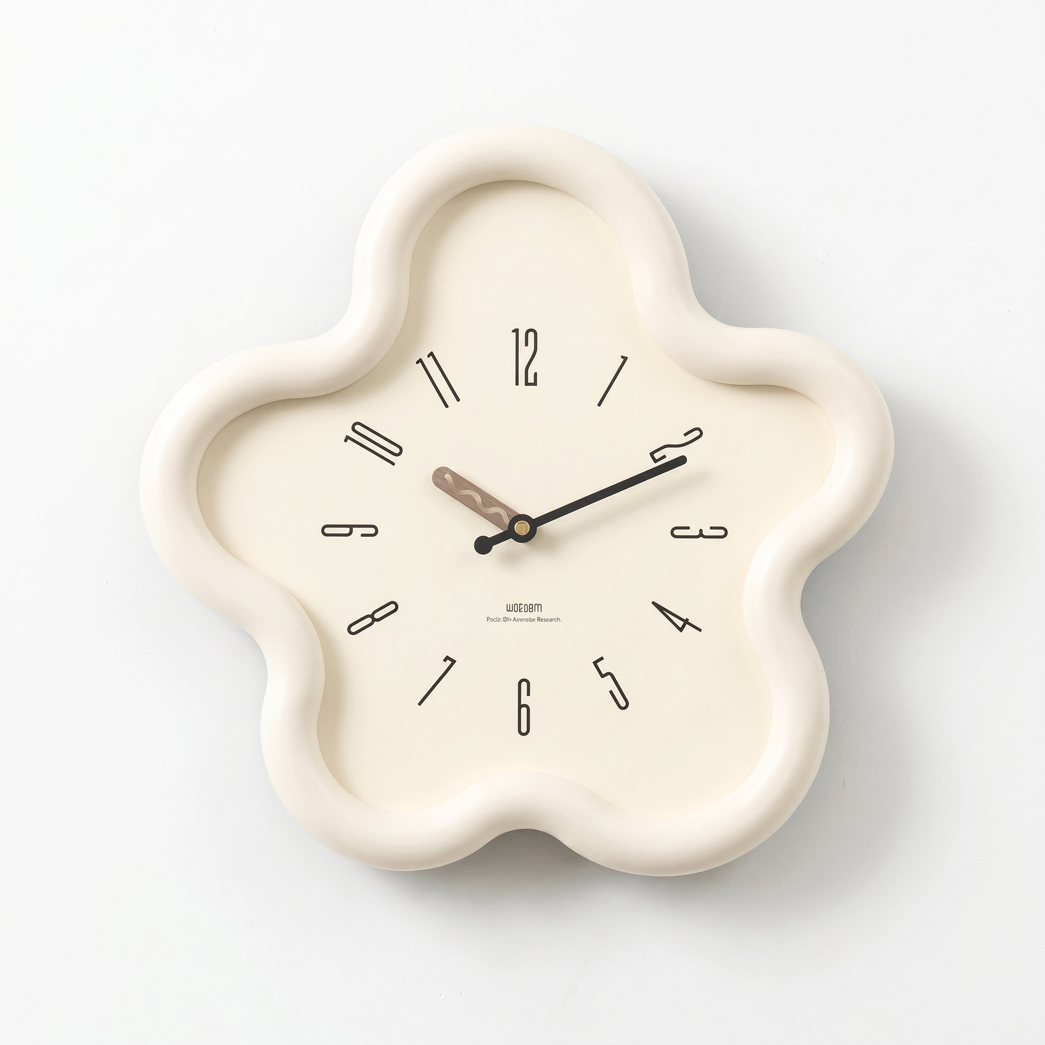 Orologio da parete moderno a forma di fiore