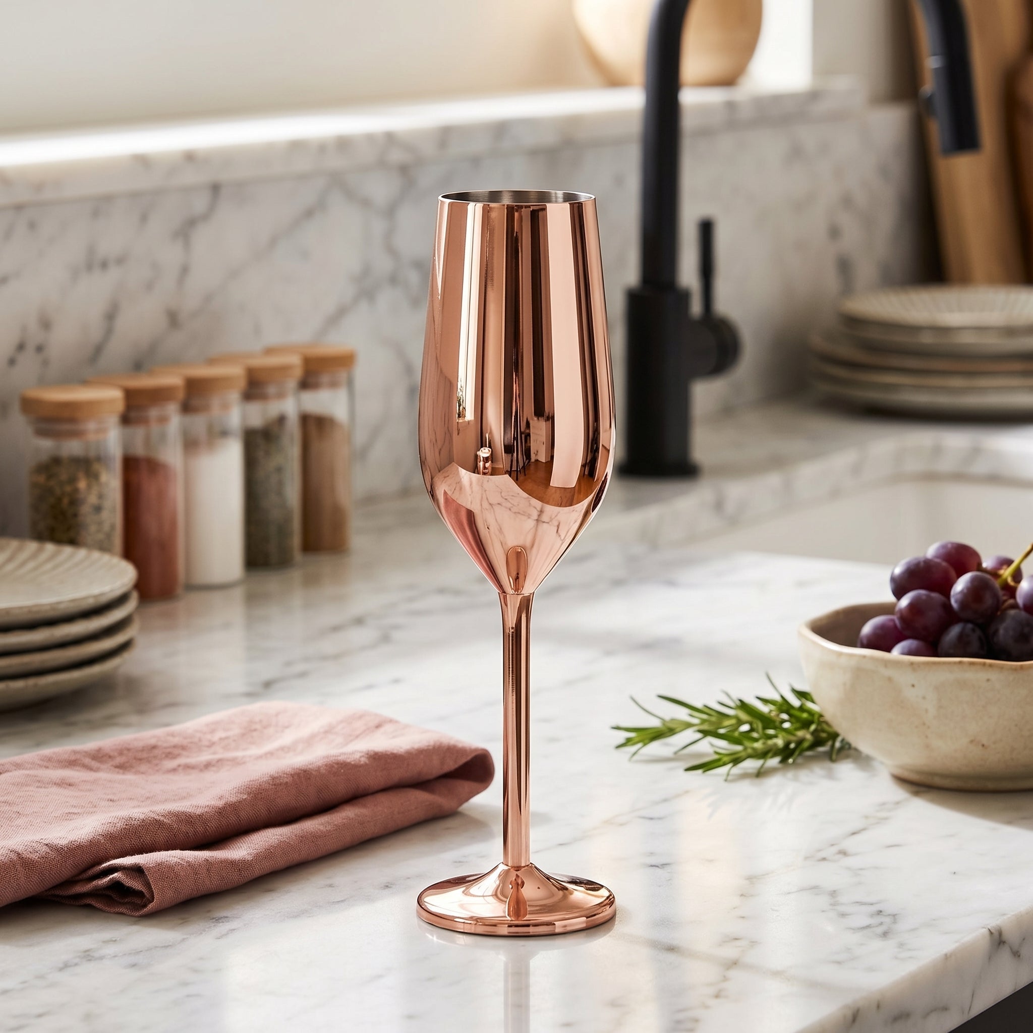 Calice moderno per cocktail e champagne