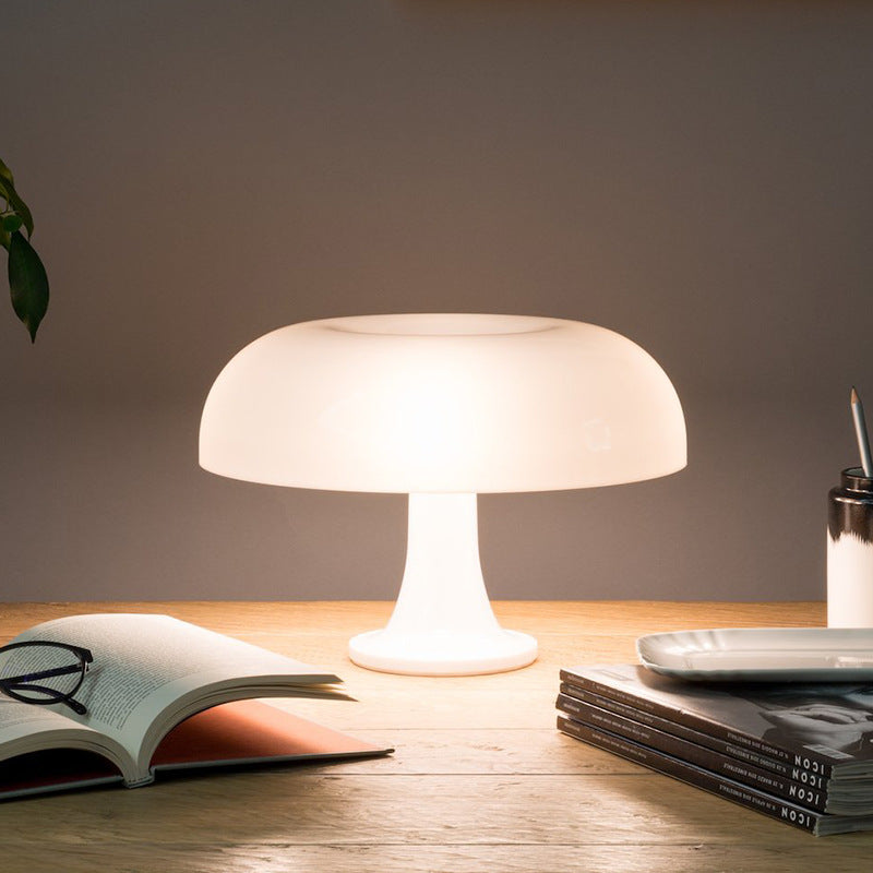 Nordic Minimalist Mushroom Table Lamp with LED