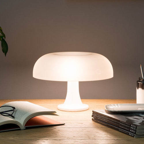 Nordic Minimalist Mushroom Table Lamp with LED