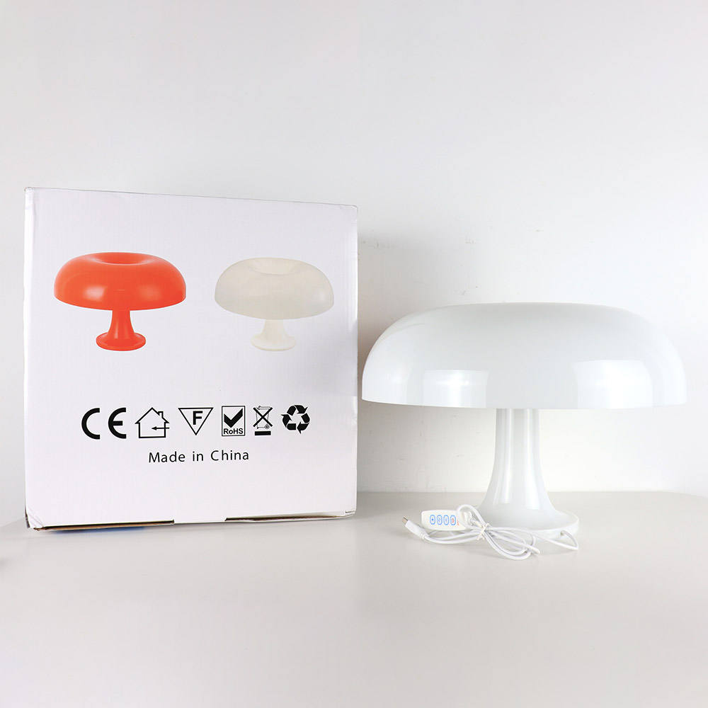 Nordic Minimalist Mushroom Table Lamp with LED