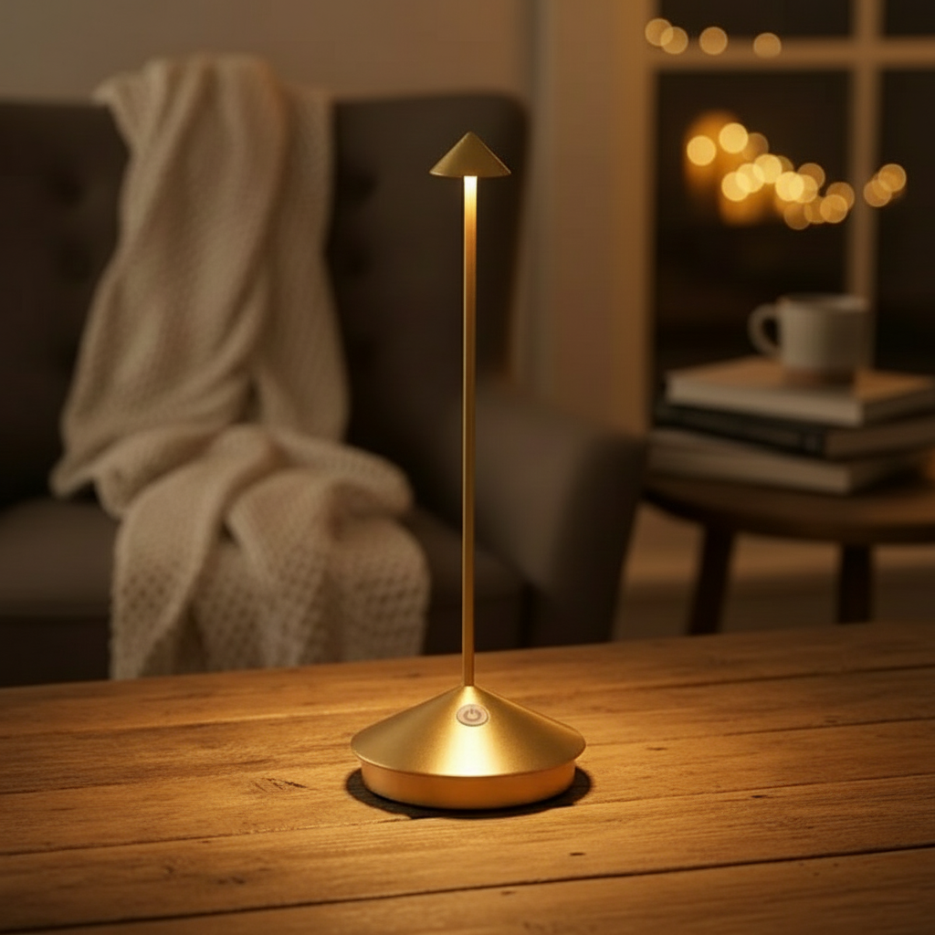 ClarityGlow – Lampada da tavolo LED senza fili